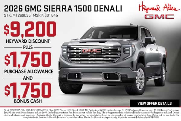 2026 GMC Sierra 1500 Denali