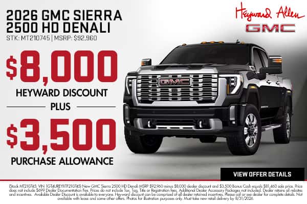 2026 GMC Sierra 2500 HD Denali