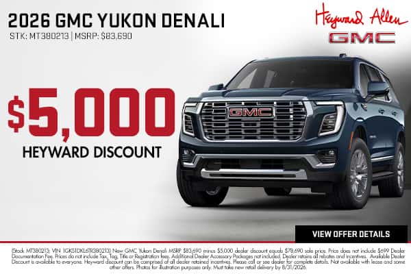 2026 GMC Yukon Denali