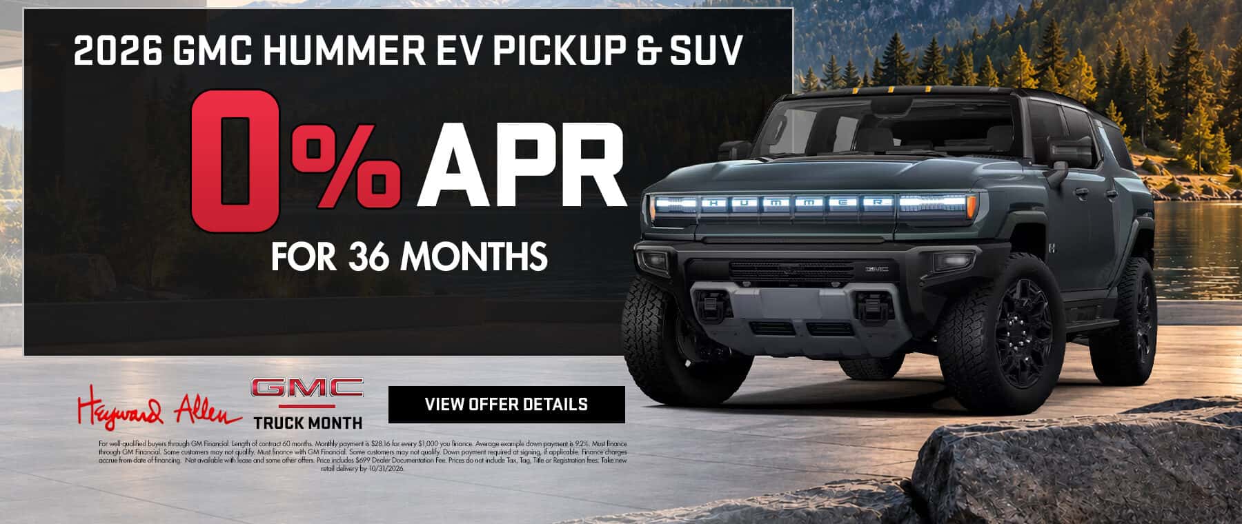 2026 GMC Hummer EV Pickup & SUV