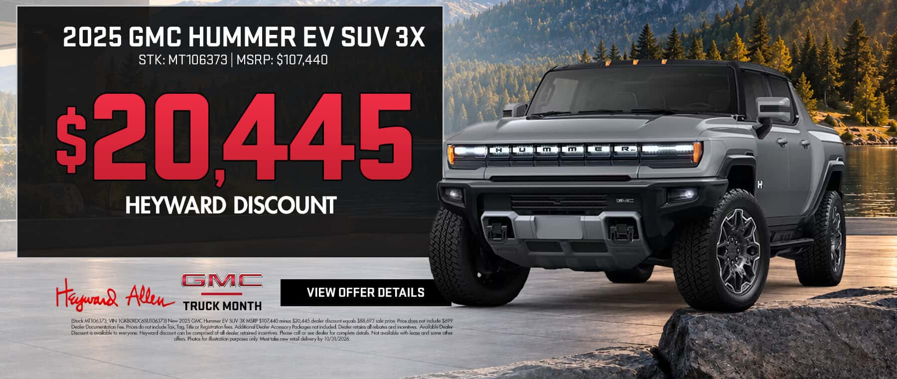 2025 GMC Hummer EV SUV 3X