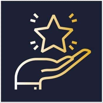 Hand Holding Star Icon