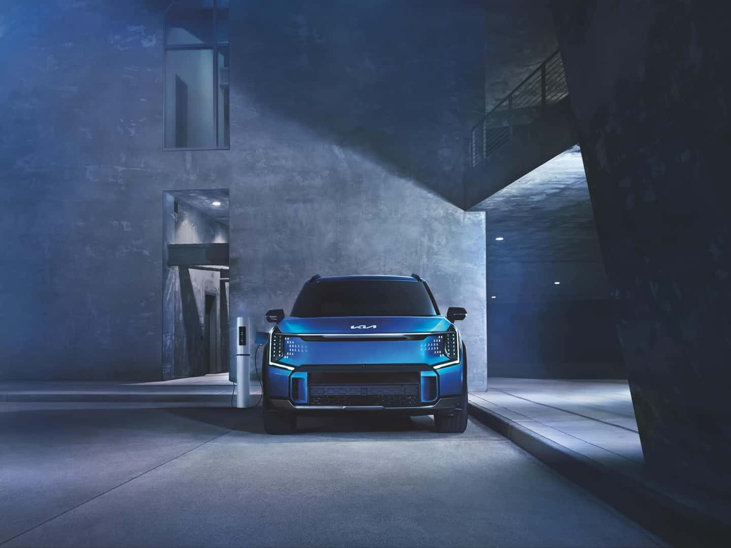 Blue Kia EV9 for sale Hollywood FL