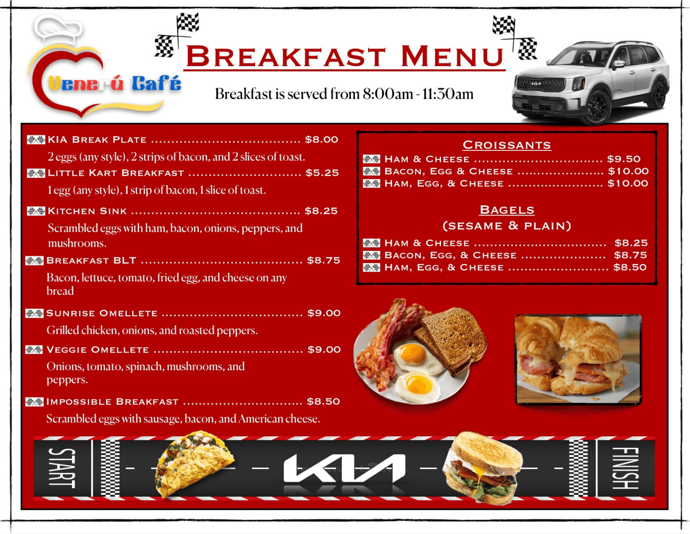 Breakfast Menu