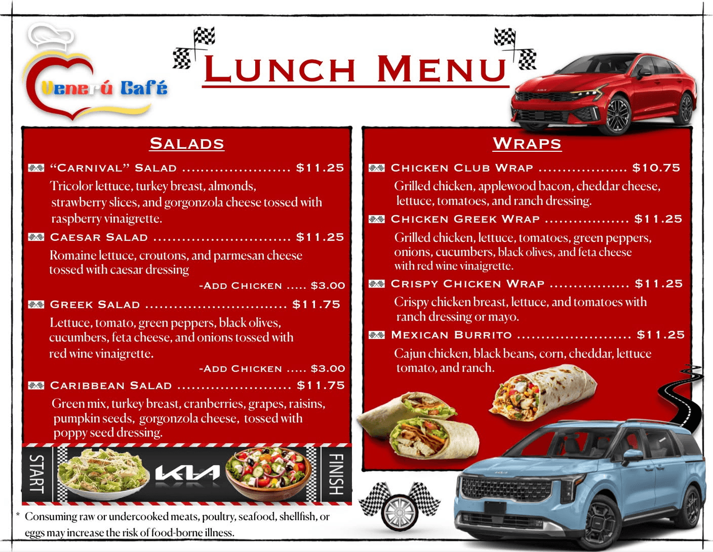 Lunch Menu