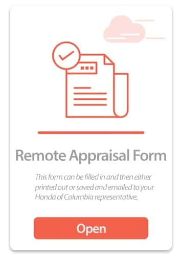 Remote Appraisal Form Button
