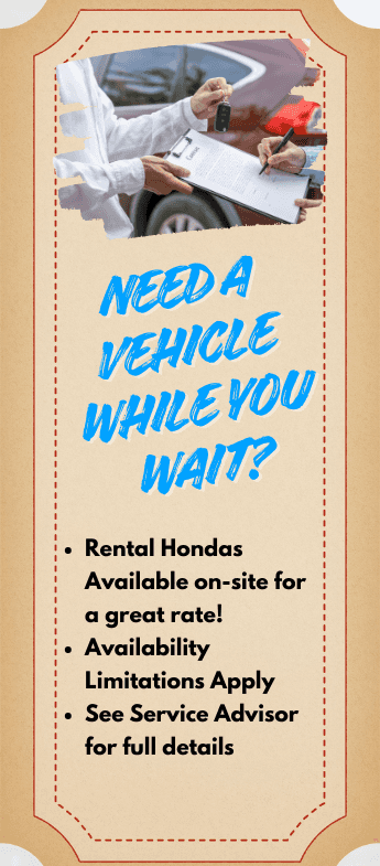 Honda Rentals Available