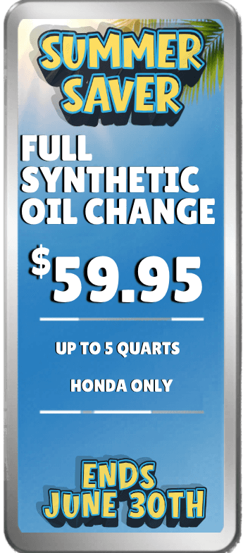 59.95 OIL CHANGE SPECIAL