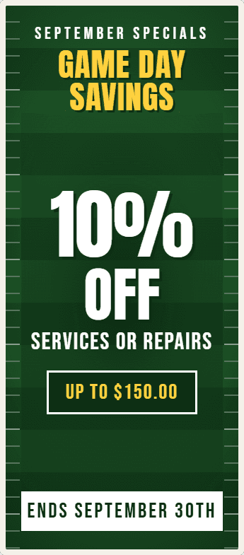 10% off Services or Repairs