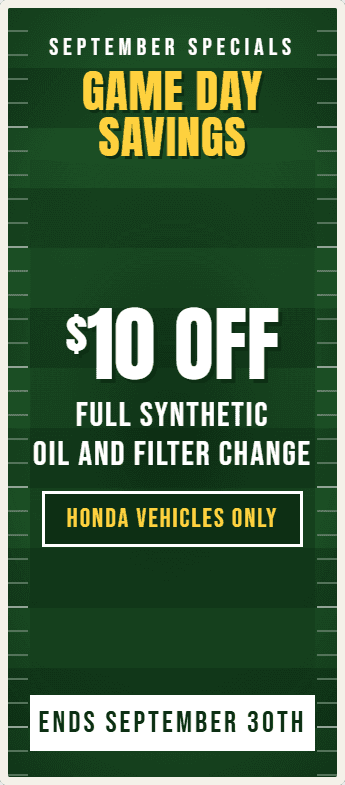 $10 Off Oil Change