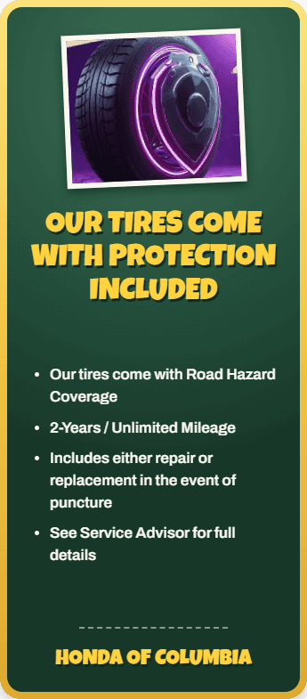 Tires Include Protection