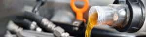 Jaguar vehicle receiving professional oil change at Jaguar Naperville in Naperville, IL