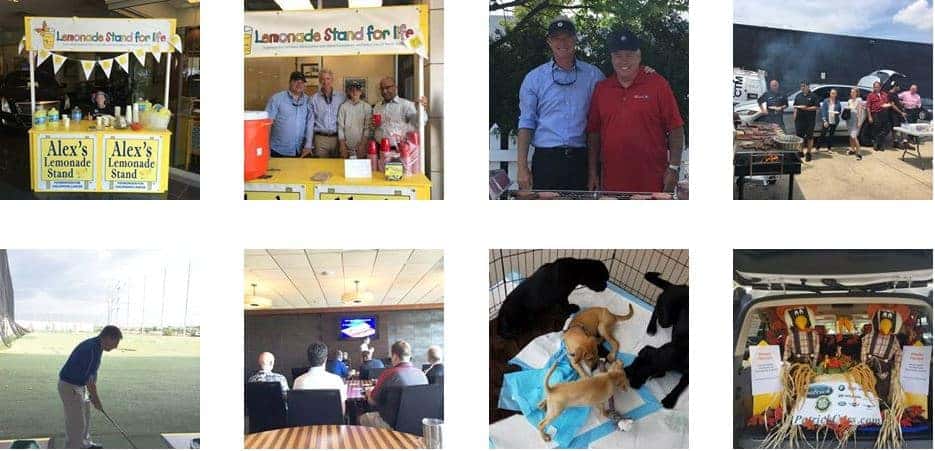 Some of the many organizations that Jaguar of Naperville is proud to sponsor within our community.