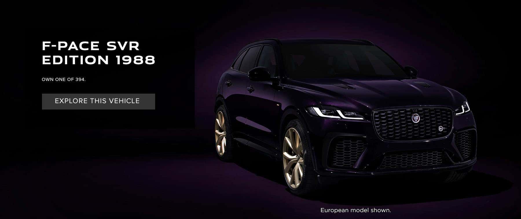 F-PACE SVR EDITION 1988