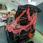 Jaguar of Naperville Car decorated for Halloween