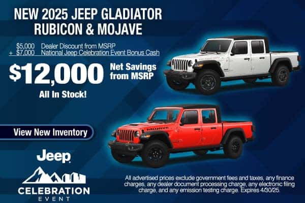 New 2025 Jeep Gladiator Rubicon & Mojave