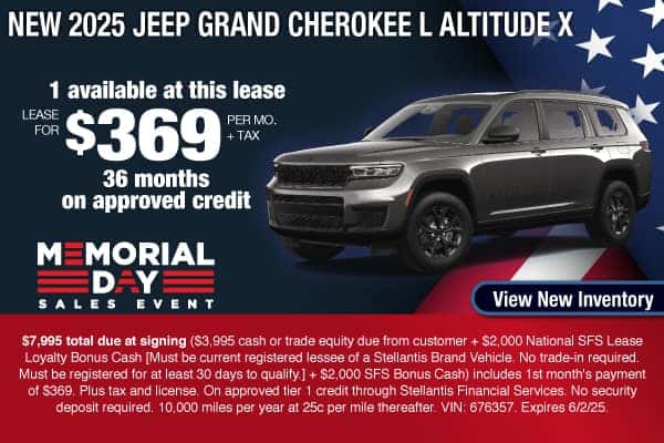 New 2025 Jeep Grand Cherokee L Altitude X