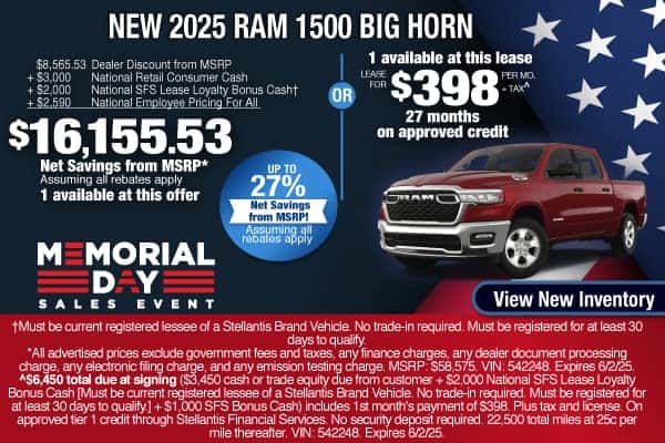New 2025 RAM 1500 Big Horn
