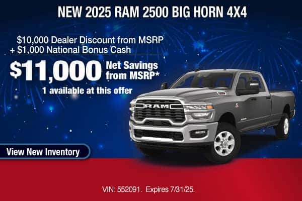 New 2025 RAM 2500 Big Horn