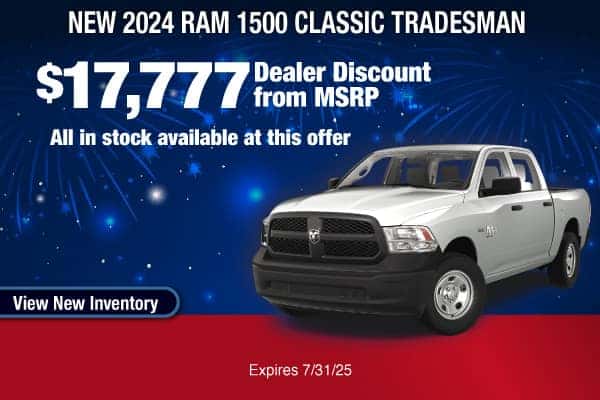 New 2024 RAM 1500 Classic Tradesman