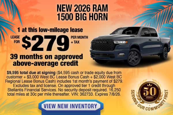  New 2026 RAM 1500 Big Horn