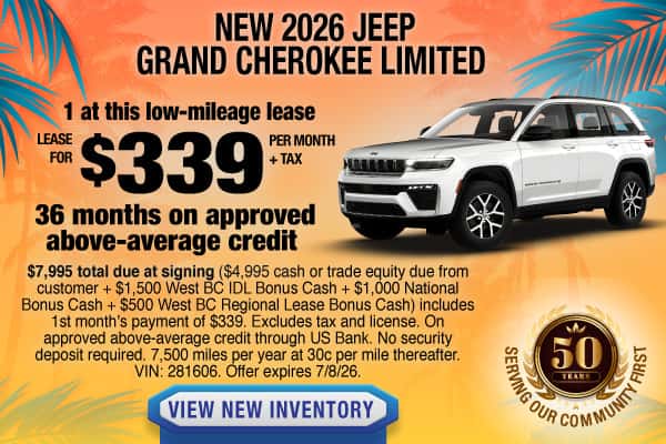 New 2026 Jeep Grand Cherokee