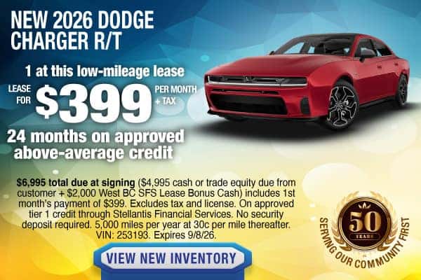 New 2026 Dodge Charger R/T