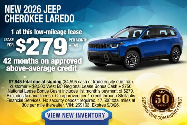 New 2026 Jeep Cherokee