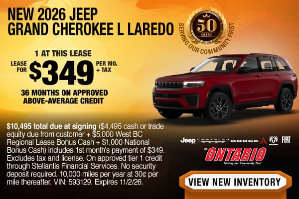 New 2026 Jeep Grand Cherokee L 