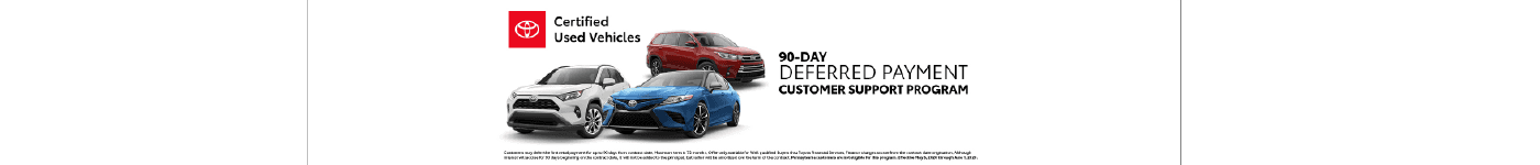 Certified Pre-Owned Toyotas in Stock | Jim Coleman Toyota