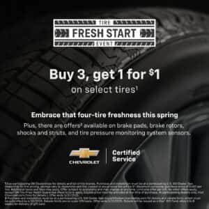 Tire Offer Buy 3 get 1 for $1 expires Nov 30, 2025