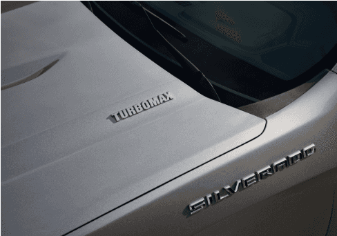 TurboMax badging on a Silverado