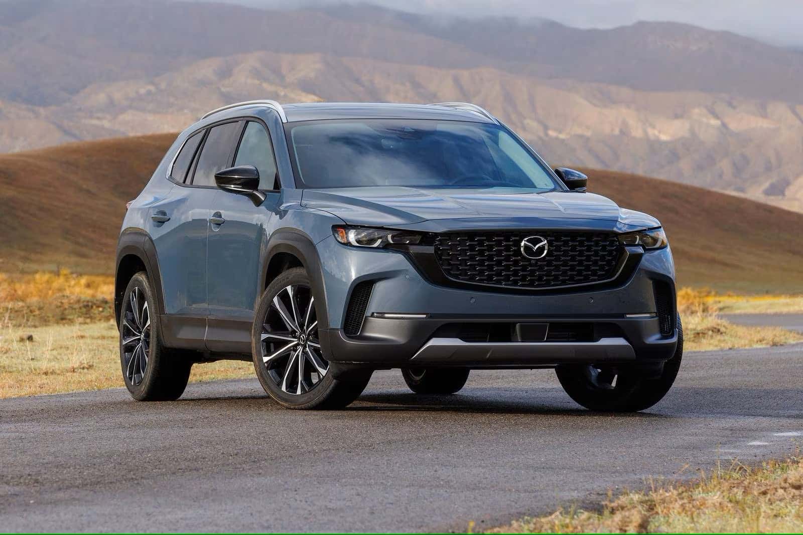 Mazda cx50 parked outside.