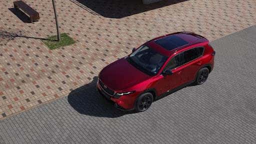 Mazda CX-30 top view city