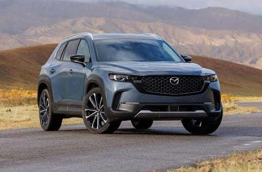 Mazda CX-5 driving road