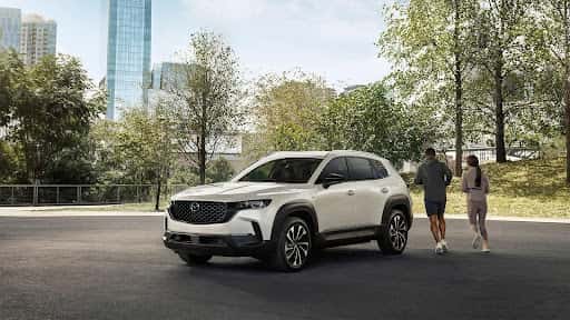 Mazda CX-50 parked city