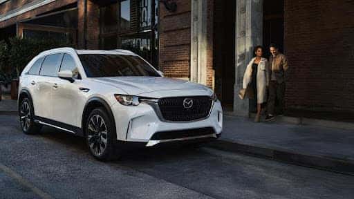 Mazda CX-90 parked entrance