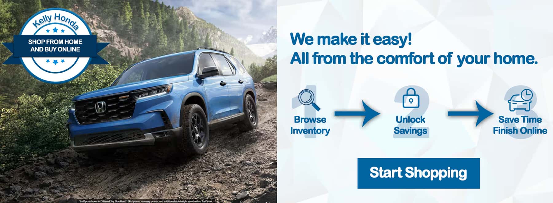 Shop From Home and Buy Your New Honda Online at Kelly Honda in Lynn
