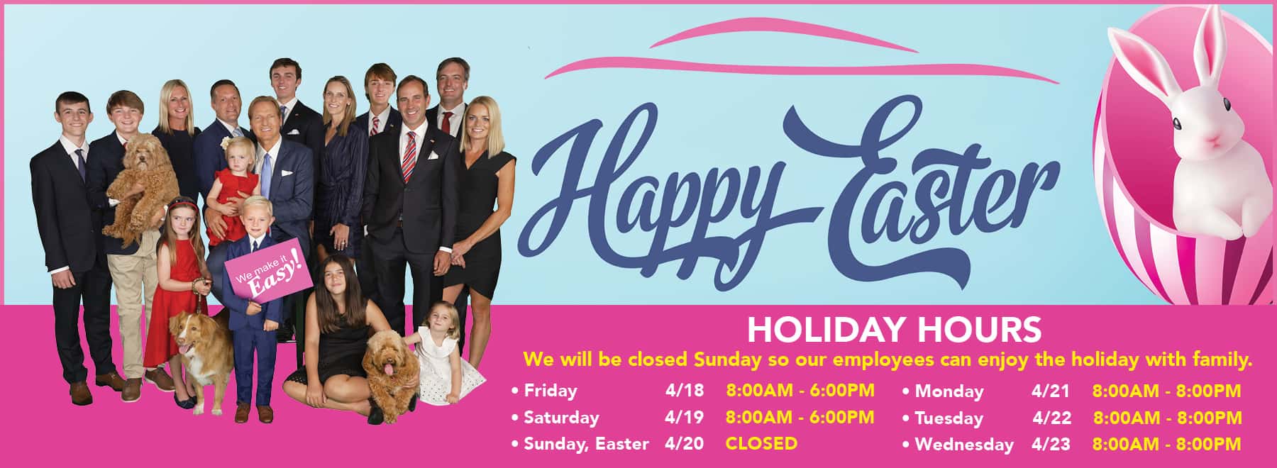 Kelly Honda Easter Hours