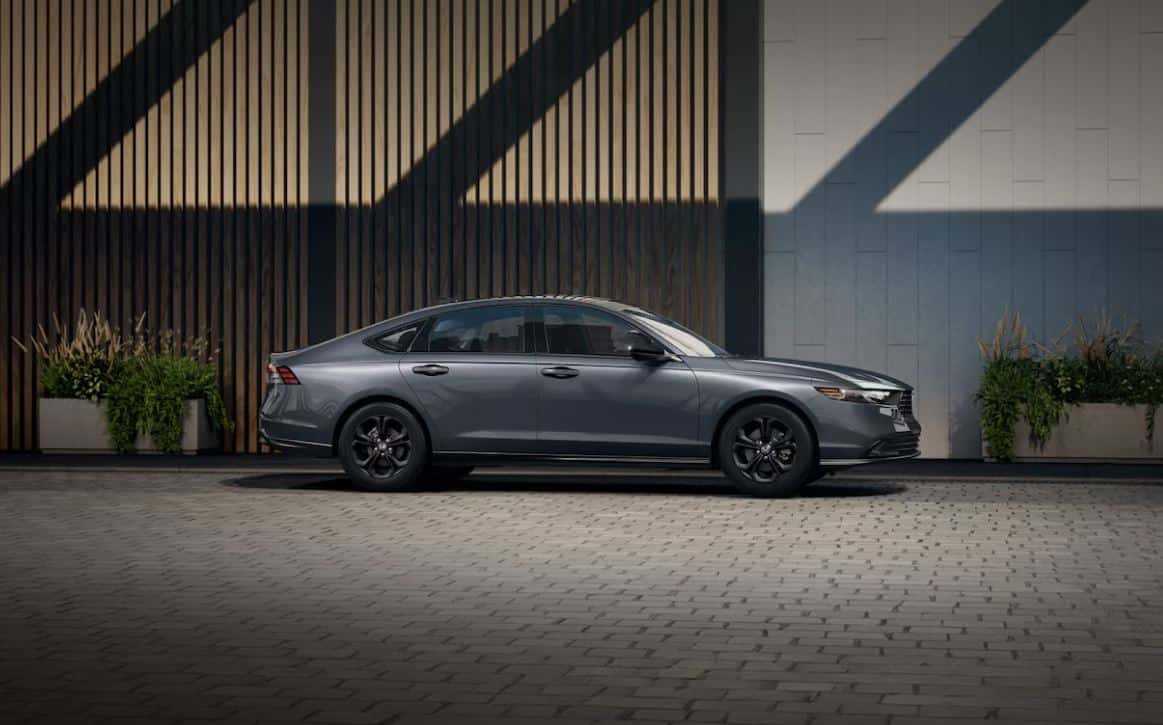 2025 Honda Accord in front of house on pavers driveway
