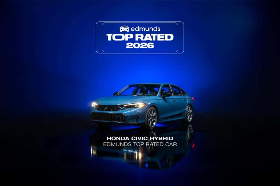 Blue 2026 Honda Civic Hybrid