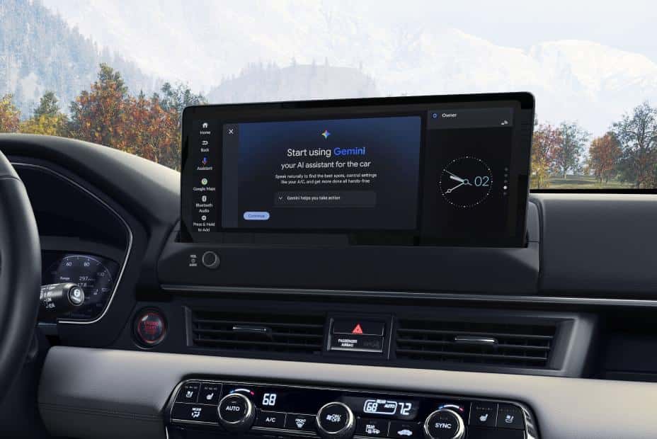 Honda Expands Google Built-in with Gemini | Photo Courtesy: Honda Honda Expands Google Gemini Integration
