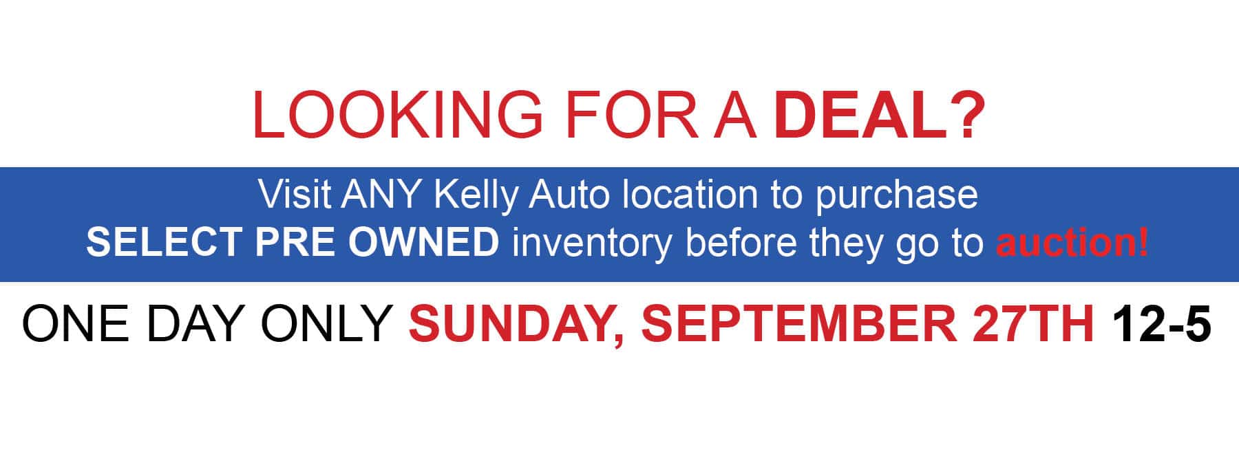 Pre-Owned special offers at Kelly Honda this Sunday