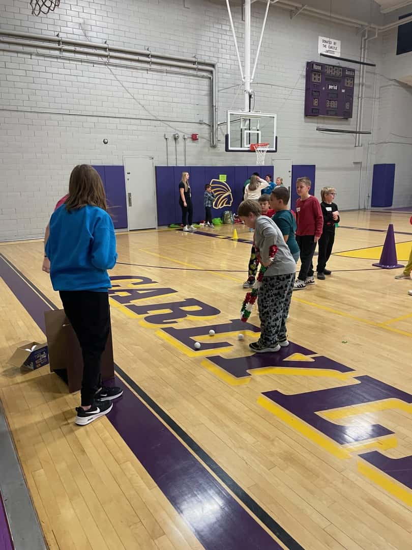 children in gym
