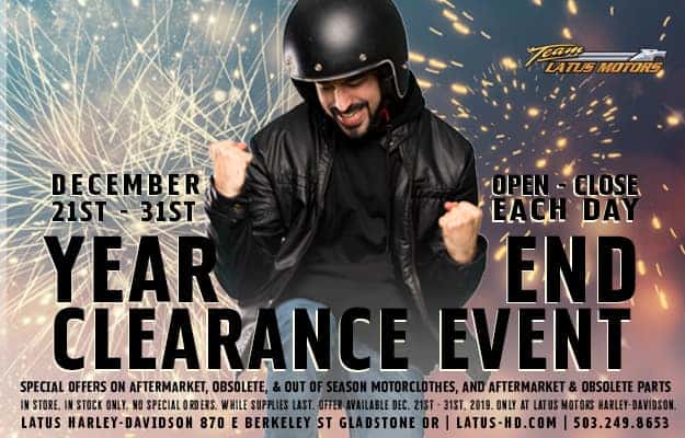 Year End Clearance Event