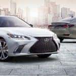 Lexus ES Models Parked on Pavement