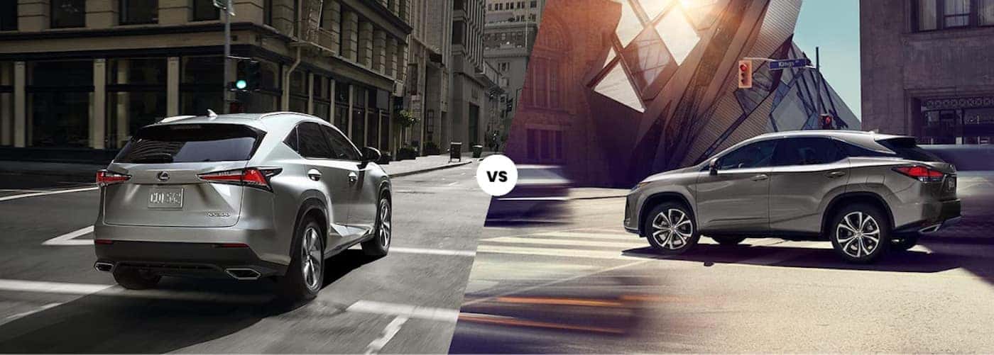 Lexus Nx Vs Lexus Rx Lexus Suv Comparison