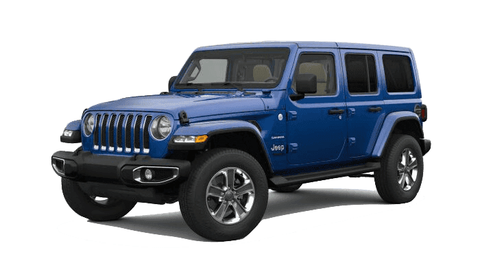 2019 Jeep Wrangler A blue 2019 Jeep Wrangler