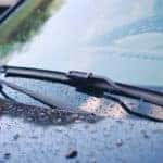 Rain on a windshield