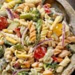 Creamy Rotini Pasta and Vegetable Salad